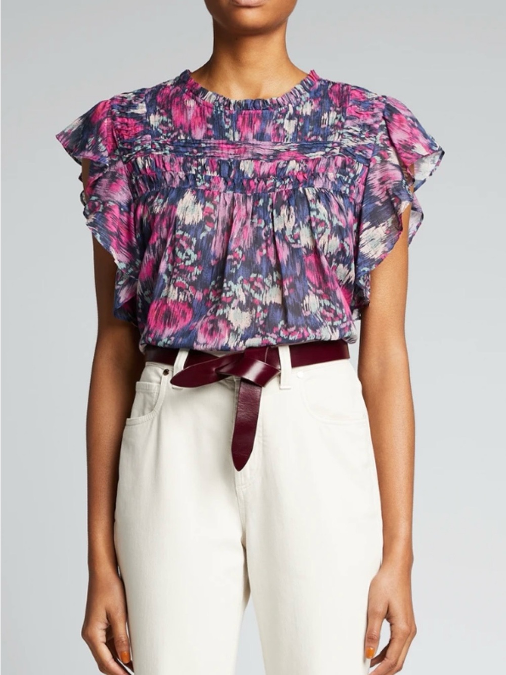 Isabel Marant Layona Flutter Blouse